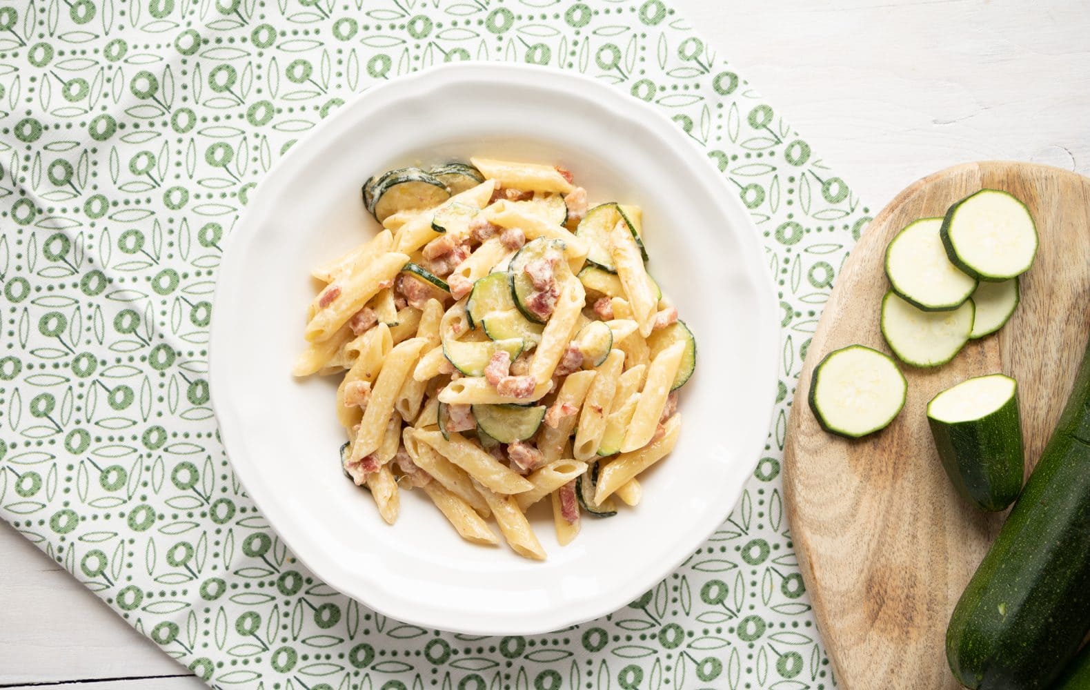 Ricetta Pasta Cremosa Zucchine E Pancetta Il Club Delle Ricette