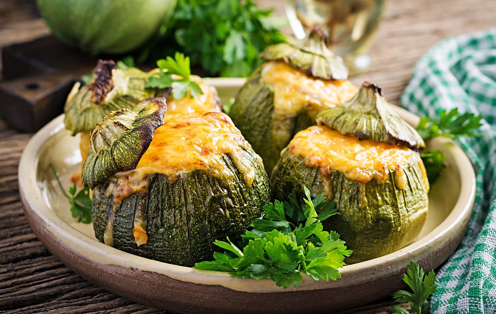 Ricetta Zucchine Tonde Ripiene Di Carne Il Club Delle Ricette